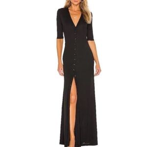 L’Academie Esperanza Maxi Dress in Black